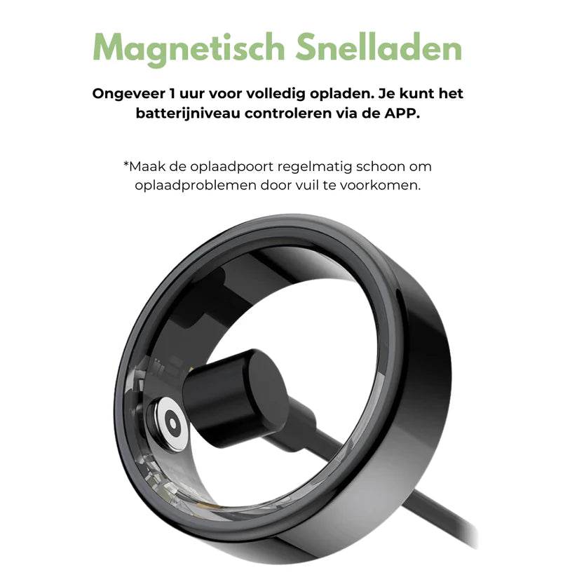 Futuristics™ Smart Ring Fitness Tracker (IP68)