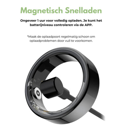 Futuristics™ Smart Ring Fitness Tracker (IP68)